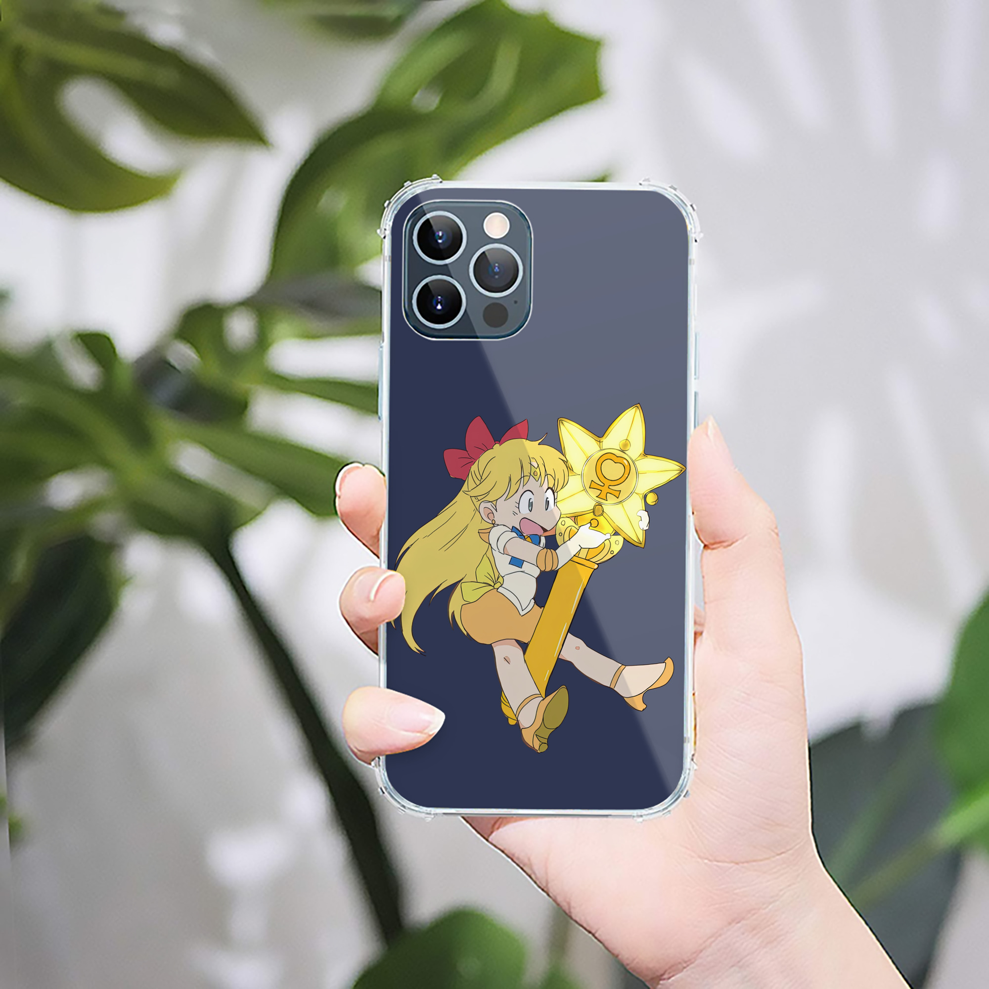 （画像用） 美少女戦士セーラームーン 愛野 美奈子 あいの みなこ Sailor Moon Aino Minako 【iPhone 12シリーズ対応】透明スマホケース（クリアソフトケース）